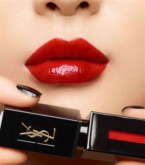 rouge vernis ysl|YSL vernis a lip cream.